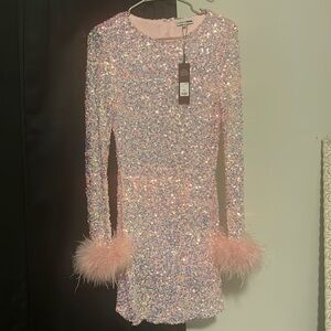 Sequin mini dress
